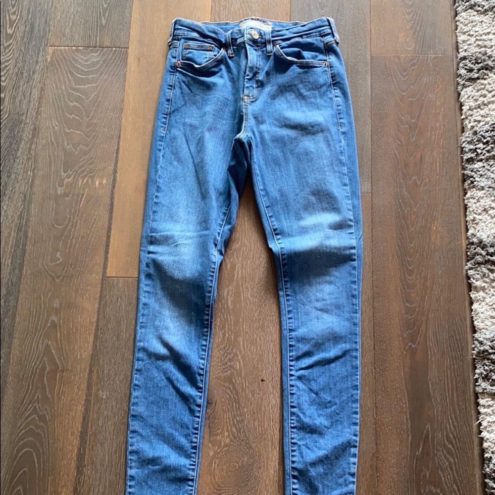 Top shop blue jeans